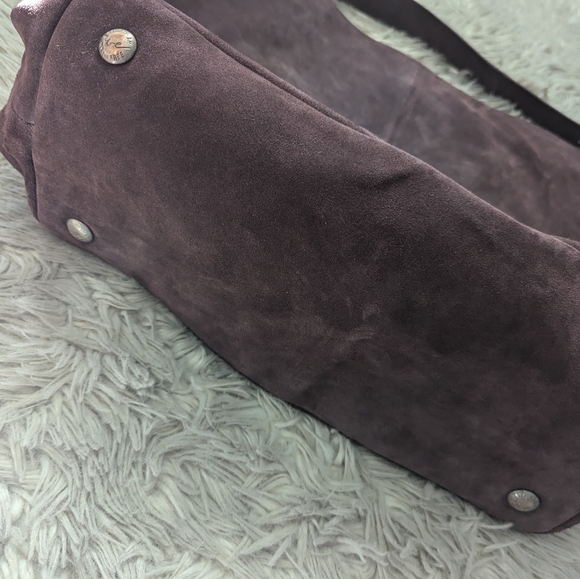 NWT We The Free Honor Oversized Suede Tote in Crimson Red - Picture 4 of 9